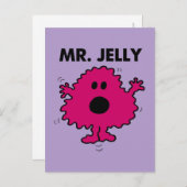 Scared & Nervous Mr. Jelly Briefkaart (Voorkant / Achterkant)