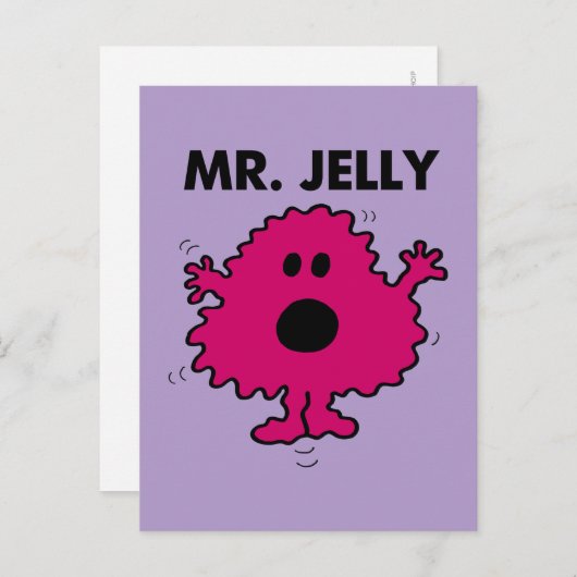 Scared & Nervous Mr. Jelly Briefkaart (Voorkant / Achterkant)