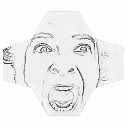 Scared Old Lady Screaming Face Hilarious Voetbal (Enkel)