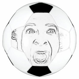 Scared Old Lady Screaming Face Hilarious Voetbal