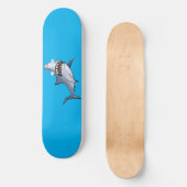 Scared Shark Skateboard Deck (Voorkant)