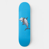 Scared Shark Skateboard Deck (Voorkant)