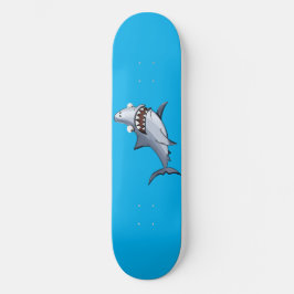 Scared Shark Skateboard Deck
