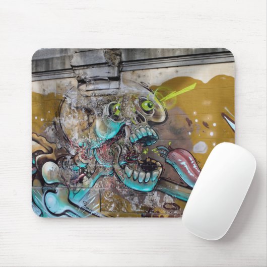 Scared Skull Graffiti Muismat (Met muis)