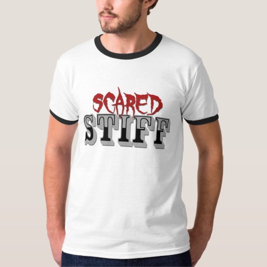 Scared Stiff Borded T-Shirt (Voorkant)