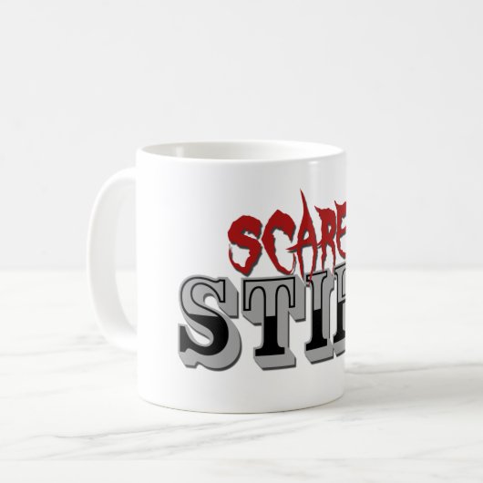 Scared Stiff Coffee Mok (Voorkant links)