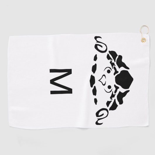 Scared Turtle Hiding in zijn Shell Golfhanddoek (Horizontaal)