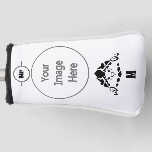 Scared Turtle Hiding in zijn Shell Golfheadcover (Voorkant)