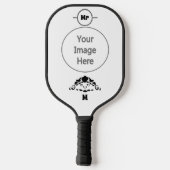 Scared Turtle Hiding in zijn Shell Pickleball Paddle (Achterkant)