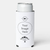 Scared Turtle Hiding in zijn Shell Seltzer Blikjeskoeler (Seltzer Voorkant)