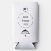 Scared Turtle Hiding in zijn Shell Seltzer Blikjeskoeler (Voorkant)