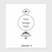 Scared Turtle Hiding in zijn Shell Sticker (Vel)