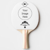 Scared Turtle Hiding in zijn Shell Tafeltennisbatje (Voorkant)