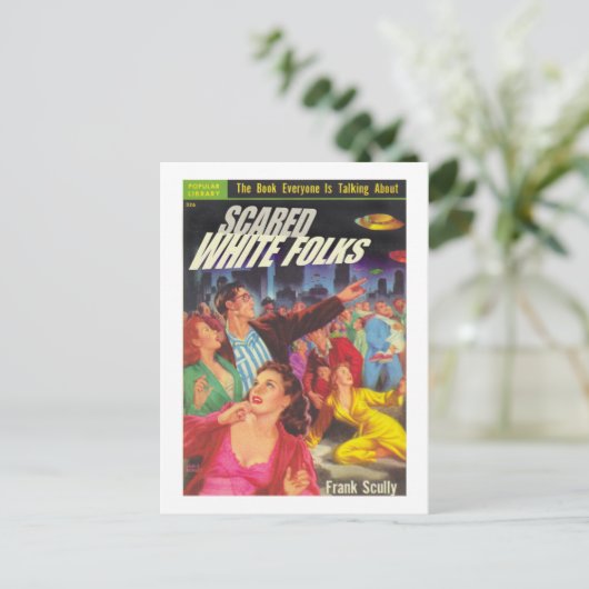 Scared White Folks Briefkaart (Staand voorkant)
