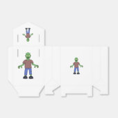 Scared Zombie Bedankdoosjes (Uitgevouwen)