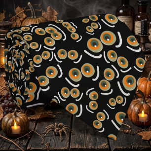 Scaredy Cat Halloween Boo Eyes Bat Stropdas