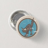 Scaredy Cat Halloween Button (Voorkant /achterkant)