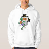 Scaredy Cat Halloween Hoodie (Voorkant)