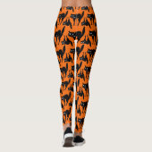 Scaredy Cat Halloween Leggings (Achterkant)