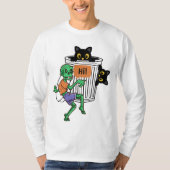 Scaredy Cat Halloween T-shirt (Voorkant)