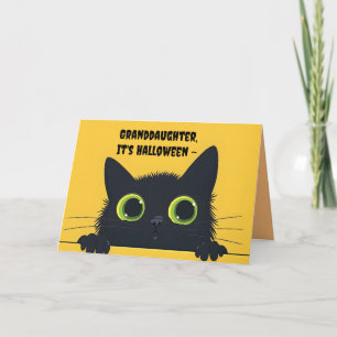 SCAREDY CAT KLEINDOCHTER HALLOWEEN KAART