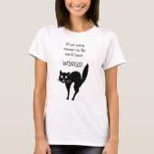 Scaredy-Cat Slogan T-shirt (Voorkant)