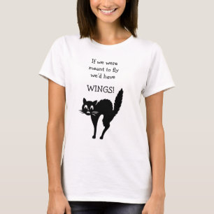 Scaredy-Cat Slogan T-shirt