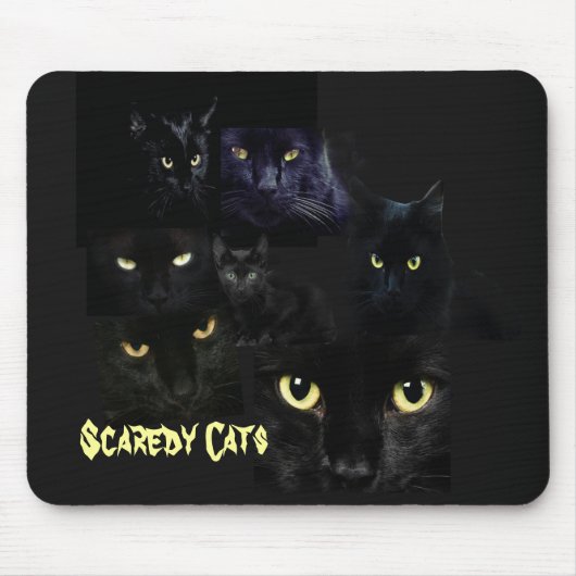 Scaredy Cats Mousepad Muismat (Voorkant)
