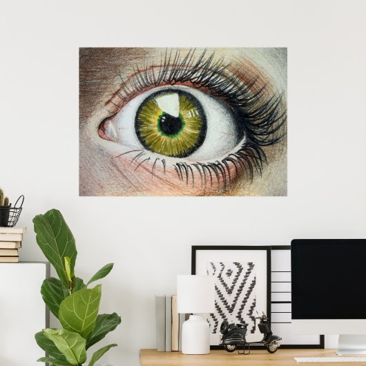 Scaredy Eye Poster (Thuiskantoor)