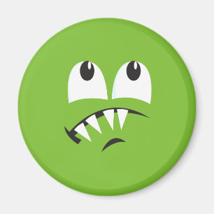 SCAREDY MONSTER FACE COSTUME MAGNEET