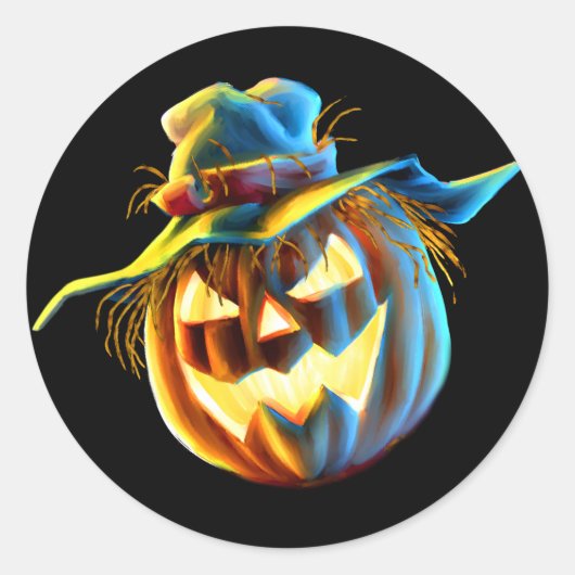 ScareJack O Lantern Scarecrow Sticker (Voorkant)