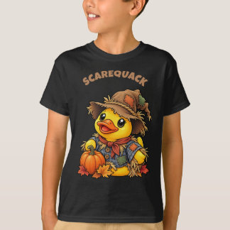 Scarequack Herfst Vogelverschrikker Rubber Eend T-shirt