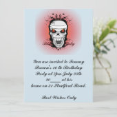 Scarey 16 th Birthday Party Invitation Kaart (Staand voorkant)