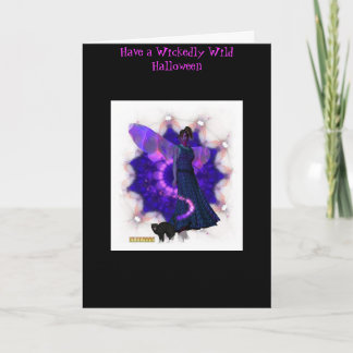 Scarey Faery Halloween Kaart