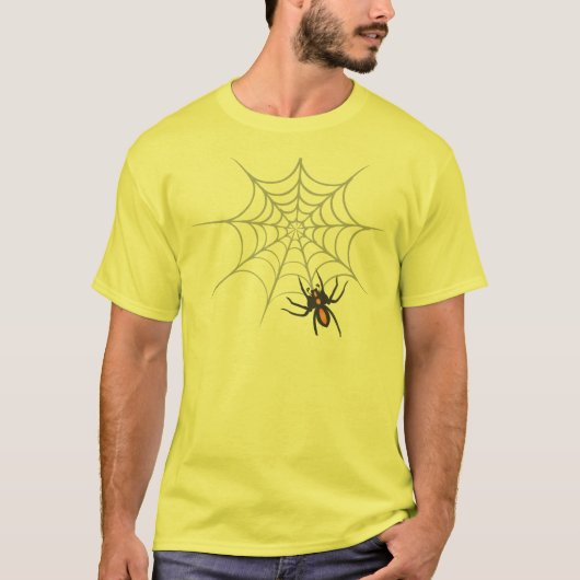 Scarey Spider Halloween Shirt (Voorkant)