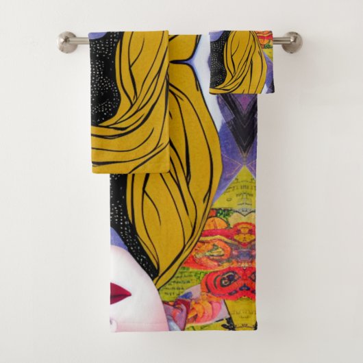 Scarf Bathroom Towel set Bad Handdoek (Insitu)