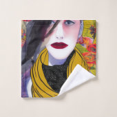 Scarf Bathroom Towel set Bad Handdoek (Wasdoekje)