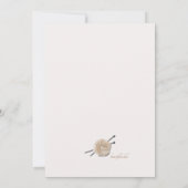 Scarf Knitting Party  Kaart (Achterkant)