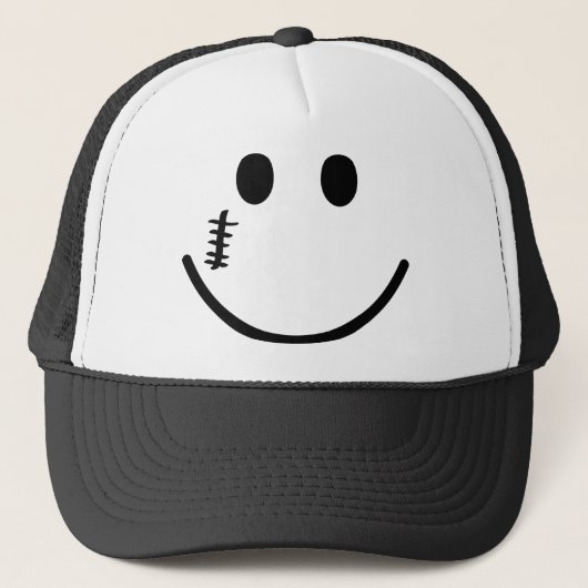Scarface glimlach trucker pet (Voorkant)