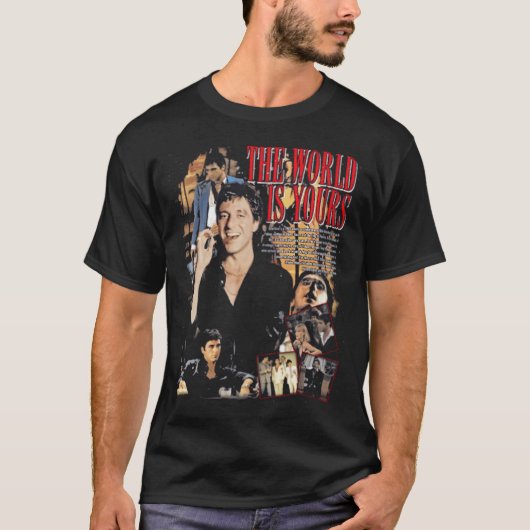 Scarface The World Is Yours T-shirt (Voorkant)