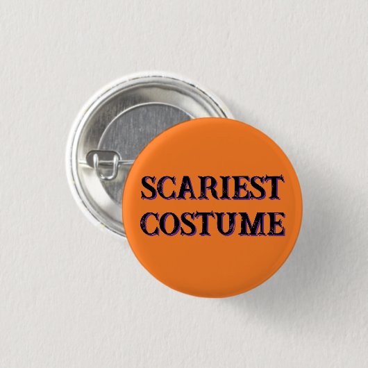 Scariest Costume Award Button (Voorkant /achterkant)