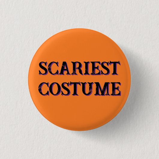 Scariest Costume Award Button (Voorkant)