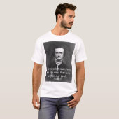 Scariest Monsters Quote Edgar Allan Poe T-shirt (Voorkant volledig)