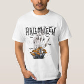 Scarily Stijlvolle Halloween Shirten T-shirt (Voorkant)