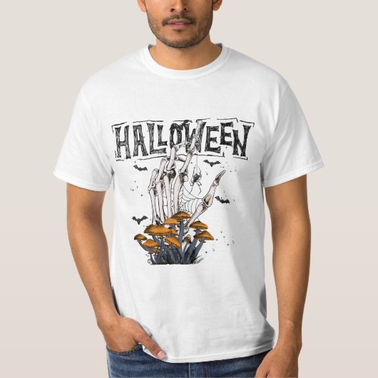 Scarily Stijlvolle Halloween Shirten T-shirt (Voorkant)