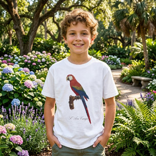 Scarlacroodara of Blauwgele Ara, Ara macao T-shirt