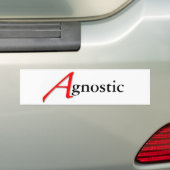 Scarlet A-gnostic Sticker (Op auto)