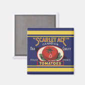 Scarlet Ace Tomaten Magnet (Voorkant / Achterkant)