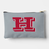 Scarlet and Gray Collegiate Color Style Monogram Etui (Achterkant)