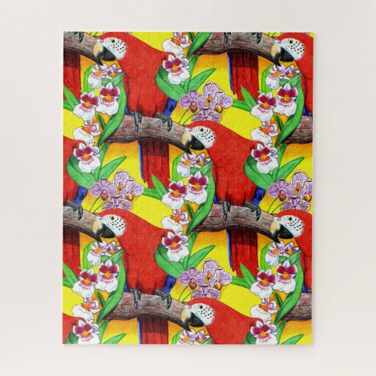 Scarlet Ara Legpuzzel (Verticaal)